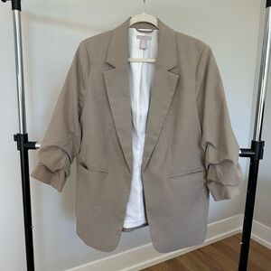 H&M cinched-sleeve Blazer